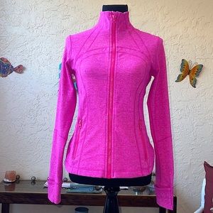 Lululemon Womens Define Jacket in Heathered Paris Pink